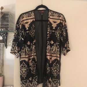 Sequin Kimono